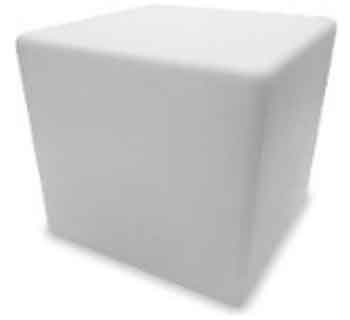 CUBE GRIS 40cm