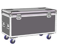 Flight-case pour écran LED