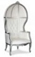 Canapé Matériau: Bois massif argenté Structure + Coussin en polyuréthane blanc