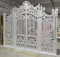 Toile de fond blanche en PVC