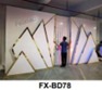 Fond en PVC blanc Dimensions: 600x320cm