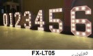 Chiffres lumineux de 120 cm de haut 2 pièces de chaque, de 0 à 9